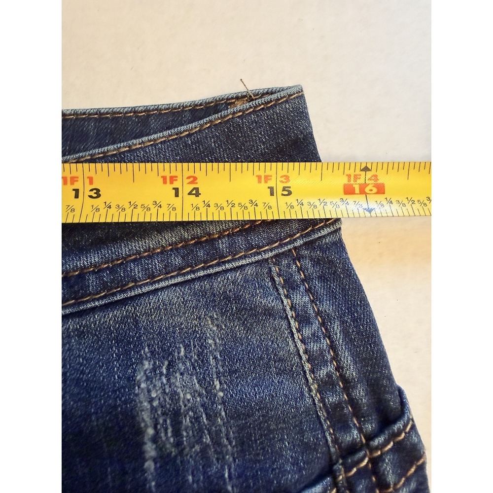 NWT Grace in LA Women's 28 Straight Leg Jeans Easy Fit Denim Stretch Distressed - Picture 12 of 15